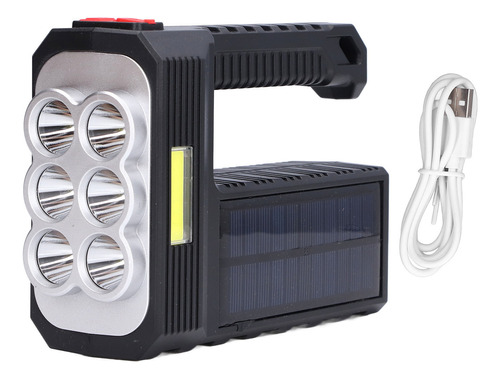 Linterna Solar Led, Luz De Mano De Emergencia Multifuncional