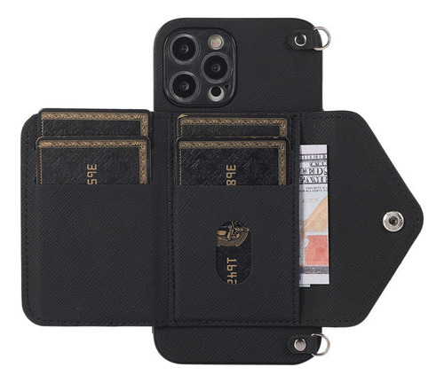 Capa De Celular Transversal Com Cordão Para iPhone 16/15