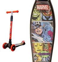 Comprar Monopatín Marvel-avengers Infantil Con Luces 4ruedas+freno Color Marvel Avengers