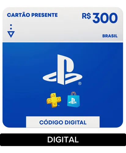 Sony PlayStation Store Gift Card R$ 300 (Digital)