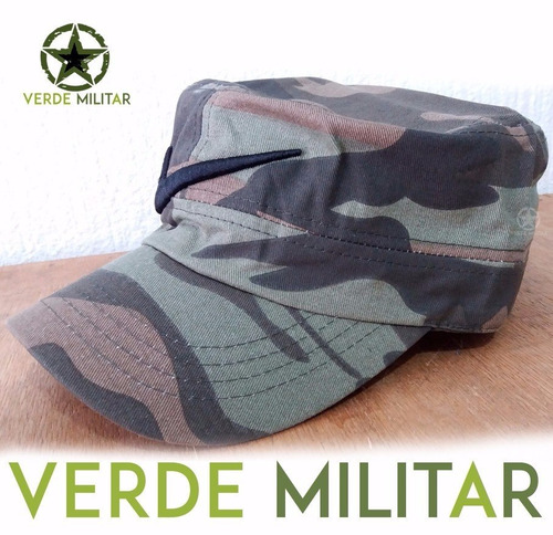 Gorra Chanchomon Tipo Cubano Camuflaje Verde Gotcha Airsoft