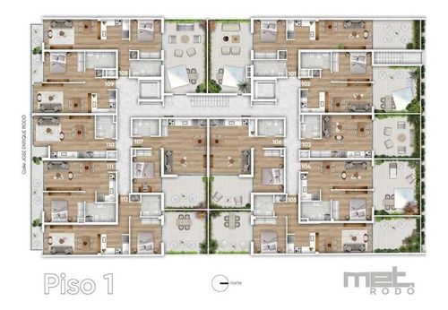 Imagen 12 de 14 de Apartamento -estrena Penthouse 1 Dorm, Gran Terraza Con Parrillero En Rodó Prox Bv Artigas.