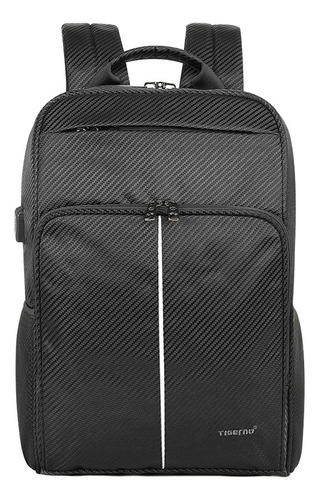 Mochila Tigernu Ejecutiva Para Notebook Negro T-b3899