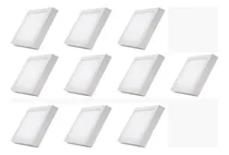 Comprar Pack 10 : Panel Led Adosable Cuadrado 18w Luz 6500k Cubull