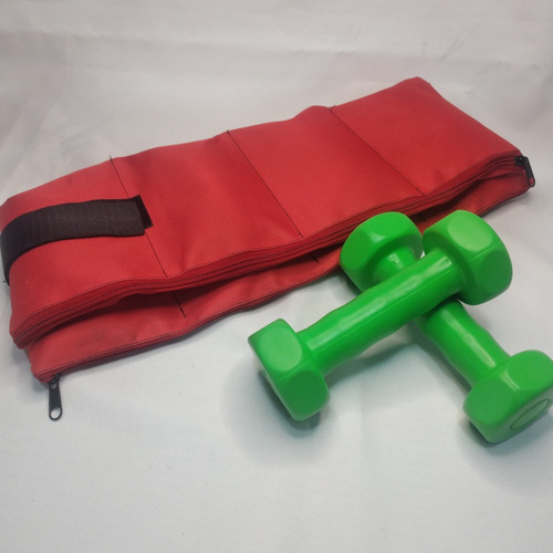 Imagen 4 de 5 de 2 Mancuernas 1 Kg + 2 Tobilleras De 1 Kg. Pesitas Y Tobiller