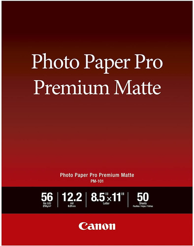 Papel Fotografico Premium 8.5 X 11 50 Hojas Canon