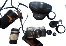 Comprar Camara Fotografica Petri + 3 Lentes + Estuches + Accesorios