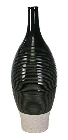 Sagebrook Home 14639-01 - Jarrón Para Botellas (cerámica, 20