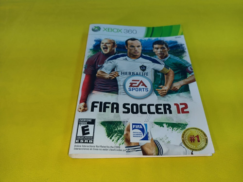 Portada Original Fifa Soccer 12 Xbox 360 