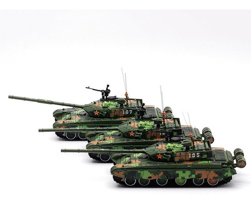 Diecast Alloy Exército Verde Blindado Tanque 1:72 107