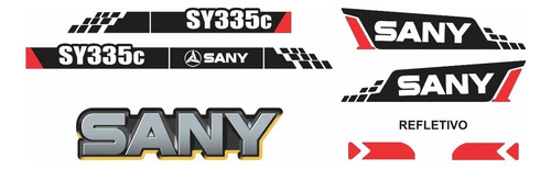 Faixa Escavadeira Hidráulica Sany Sy335c Sy 335c 335c