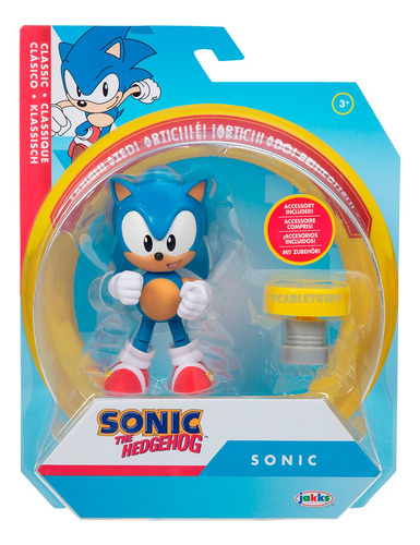 Sonic The Hedgehog Con Accesorios Original Figura Articulada
