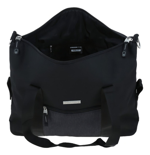 Valija Grande Chenson Pro Multiusos Heri Color Gris Oscuro Liso