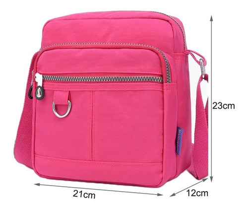 Imagen 2 de 7 de Bolsa De Hombro De Nailon Impermeable Liviana
