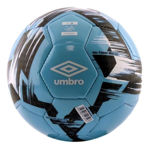 Pelota Futbol Umbro Infantil Numero 1 Cesped Natural Mini Ball Color Turquesa/Blanco