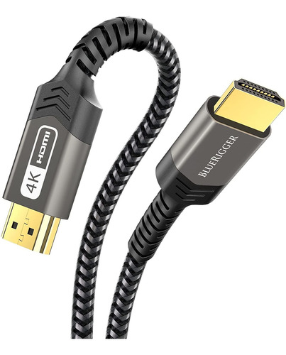 Cable Hdmi Bluerigger 4k (25 Pies, 4k 60 Hz Hdr, Alta Veloci