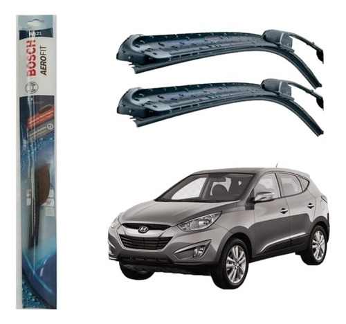 Juego Plumillas Bosch Aerofit Hyundai Tucson Desde Año 2004