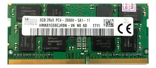 Memoria Ram 8 Gb Ddr4 2666 Mhz Notebook Apple, Dell,etc