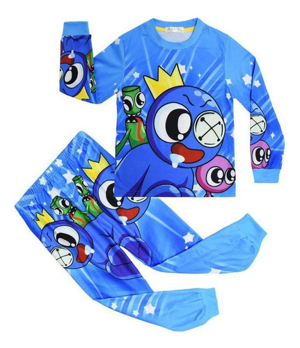 Pijama De Manga Larga Para Nios Rainbow Friends [u] [u]