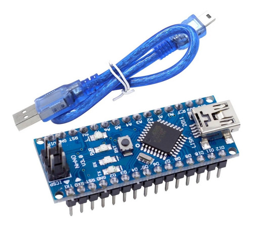 Arduino Nano 3,0 - Atmega 328p- Ch340 - 16 Mhz - Con Cable