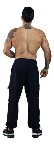 Pants Cargo Holgado De Algodón Para Hombre Fenix Fit