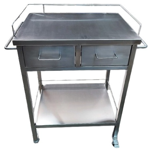 Mesa Pasteur 02 Cajones Inox