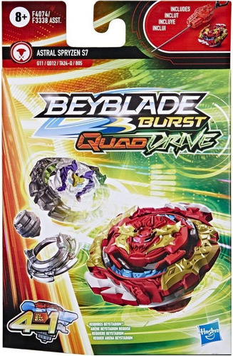 Beyblade Burst Quaddrive - Astral Spryzen S7 - Hasbro - 