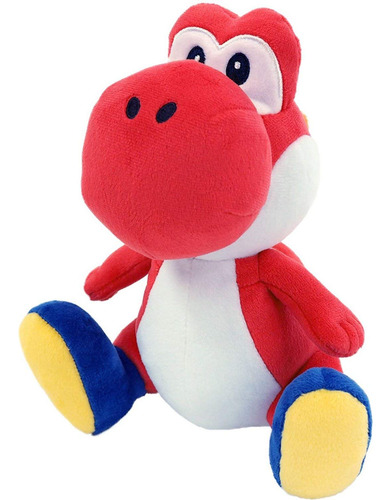 Little Buddy Super Mario Bros 6 Red Yoshi Stuffed Plush