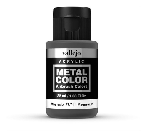 Vallejo Metal Color Acrílico Magnesio 77711 Airbrush Colors