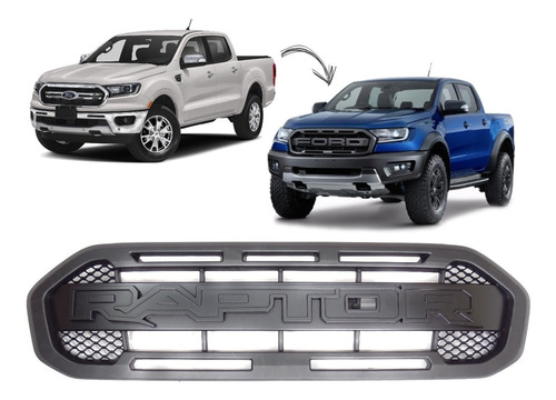 Máscara Raptor Para Ford Ranger Xls, Xlt, Ltd 2021