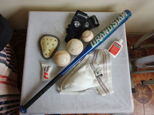 Kit Para Softball Pelotas Bate Guantines