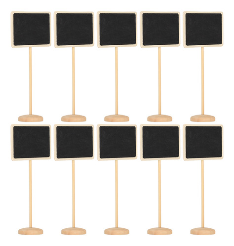 Tarjetas De Mesa Tipo Pizarra, 10 Unidades, Miniletreros De