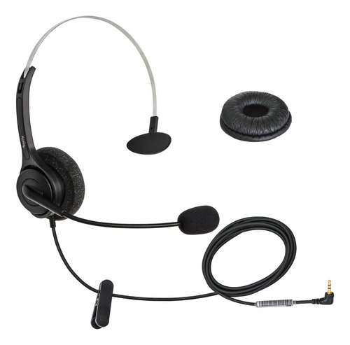 Dailyheadset 2,5 Mm Jack Manos Libres Auriculares Sobre...