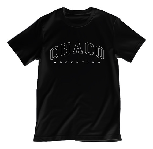 Remera Algodón Chaco Argentina Universitaria Unisex 