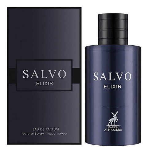 Perfume Árabe Salvo Elixir 60ml Masculino Maison Alhambra, Original, Ref. Sauvage Elixir