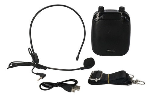 Amplificador De Voz M-88 Con Micrófono Con Cable Recargable