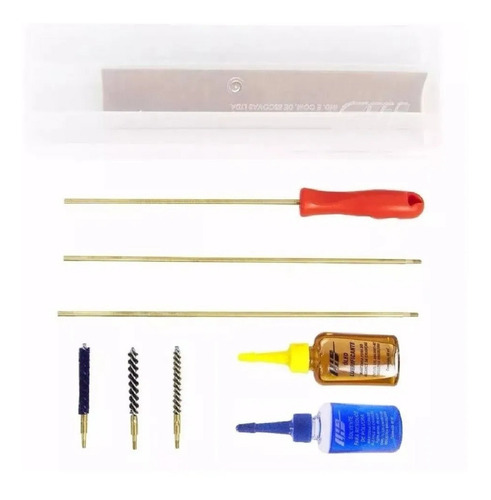 Kit Limpeza Lh Espingarda Carabina Rifle Calibre 38