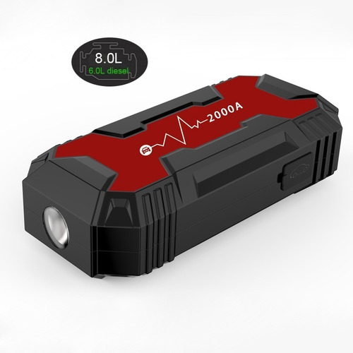 Imagen 4 de 6 de Arrancador De Autos -cargador Celu /nbook 20.000mah Portatil