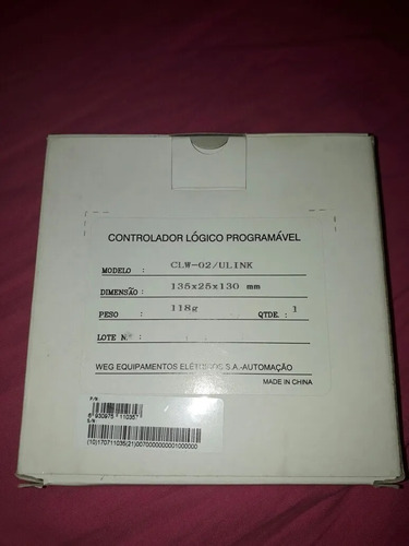 Cabo + Cd Software Clp Clic-02 Weg Original (zero Na Caixa)