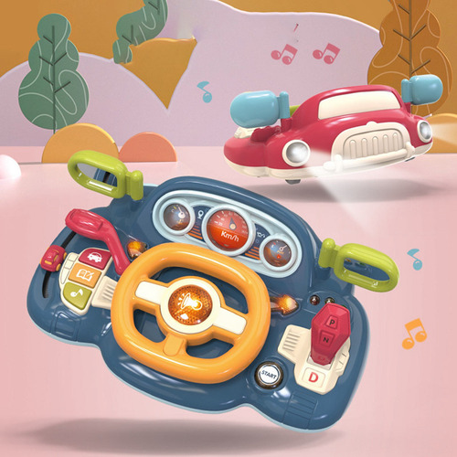 Y Finge Jugar Coche De Juguete Asiento Trasero Volante De