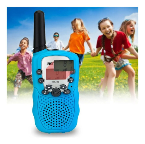 . Radio Walkie Talkie For Niños Con Banda De 8 Km, Paquete