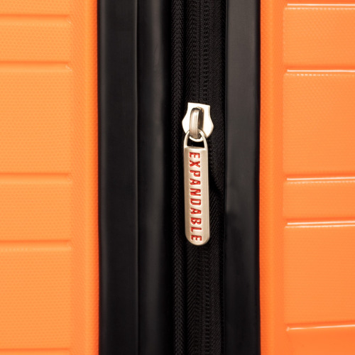 Maleta Hardhead Albert-o21-0657 37cm De Ancho X 53cm De Alto X 23cm De Profundidad Color Naranja Diseño Rayas