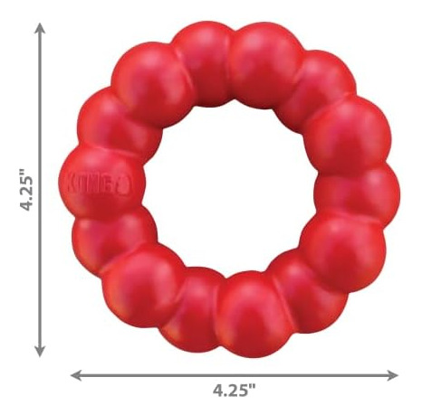 Anillo De Goma Kong - Juguete Duradero Para Masticar Perros