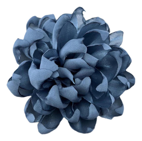 6 Broche De Flores, Pinza Para El Pelo Con Flores, Azul