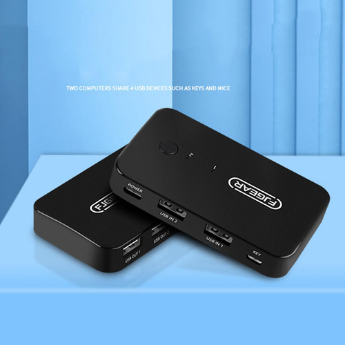 Selector De Conmutador, 2 En 4 Salidas, Conmutador Usb 2.0