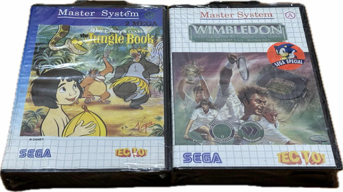 Sega Jungle Book (libro De La Selva) Y Wimbledon Para Master