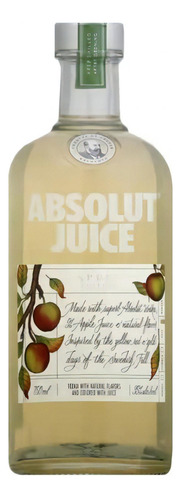 01 Un Exclusiva Vodka Absolut Juice Apple Ed - 750 Ml