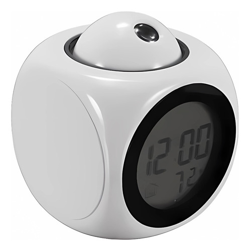 Reloj Despertador Alarma Digital Lcd Proyecta Hora En Techo