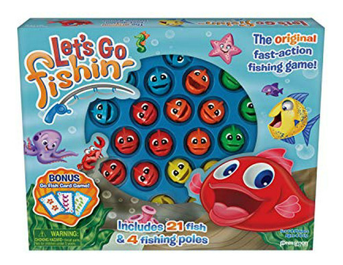 Juego De Pesca Y Cartas  Let's Go Fishin' Combo 