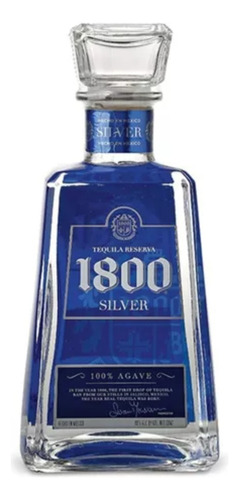 Tequila Reserva 1800 Silver. 100% Agave. 750 Ml